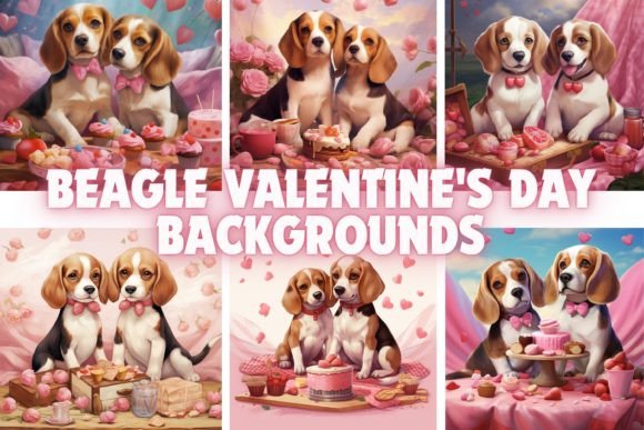 Beagle Valentine's Day Backgrounds: Love in HD