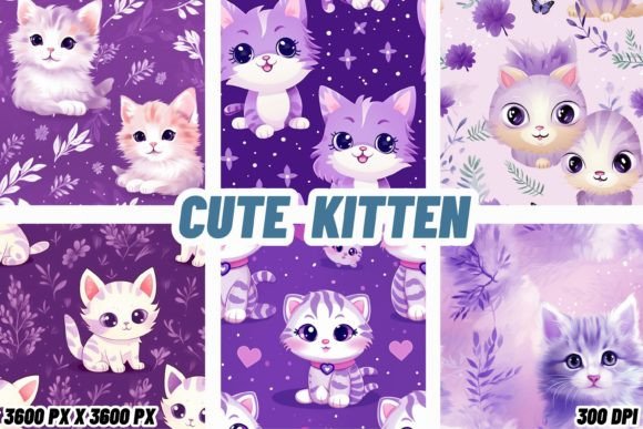 Cute Kitten Backgrounds: A Digital Warmth Injection