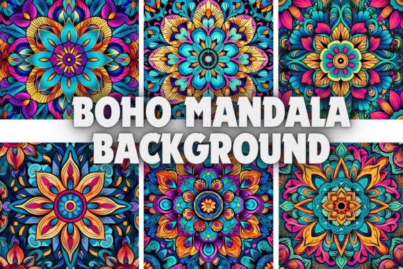 Discover the Free-Spirited Allure of Boho Mandala Backgrounds