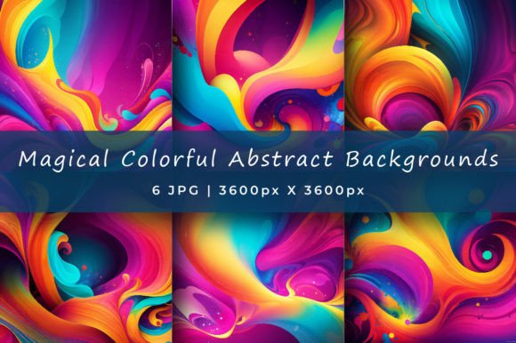 Enchanting Visuals: The Power of Magical Colorful Abstract Backgrounds