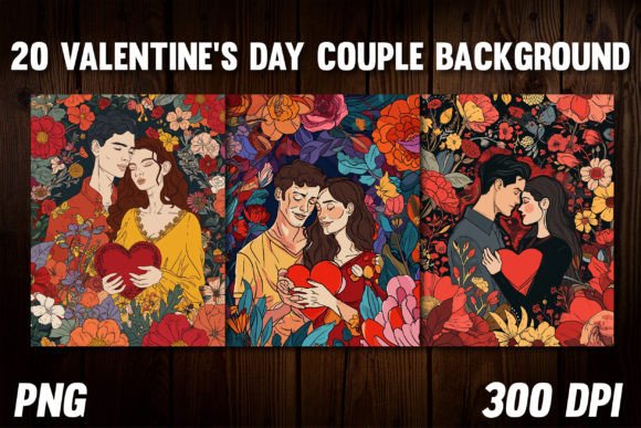 Love in Every Pixel: Valentine's Day Couple Backgrounds 2