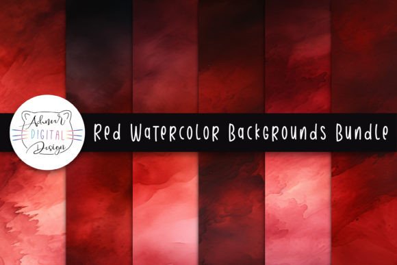 Red Watercolor Backgrounds: Instant Artistic Depth