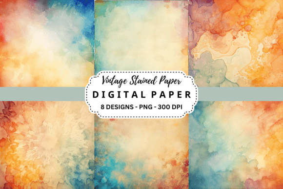 Unlock Timeless Charm with Vintage Stained Paper Backgrounds
