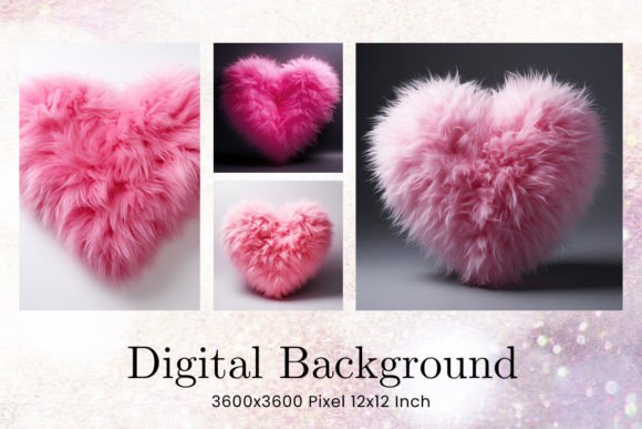 Using Pink Heart Fur Backgrounds Wallpaper in Your Projects