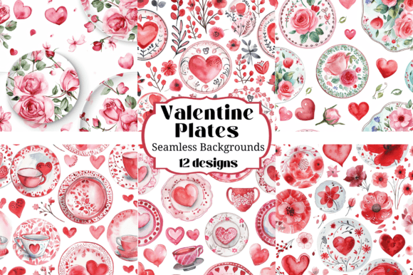 Valentine Plates Seamless Backgrounds: Beyond the Greeting Card