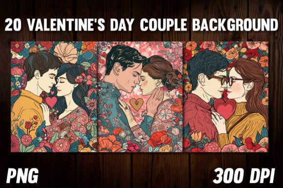 Valentine's Day Couple Backgrounds 1: Your Creative Toolkit for Love-Themed Projects