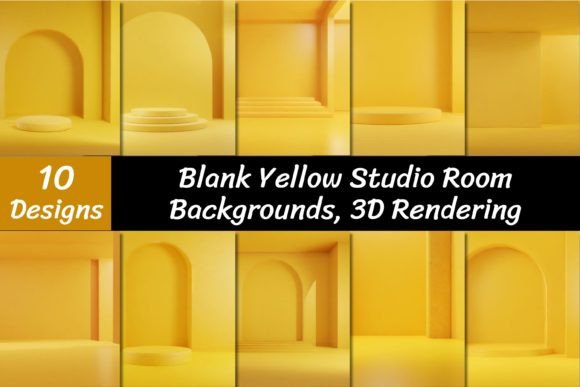 Why Blank Yellow Studio Room Backgrounds Are a Game-Changer for Creators